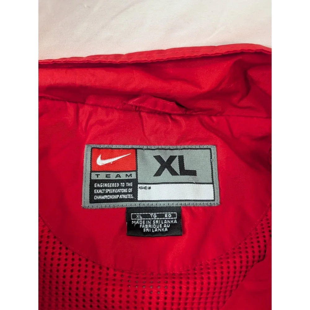 Vintage 90s Ohio State Nike Team Windbreaker Jacket Vented XL Football College